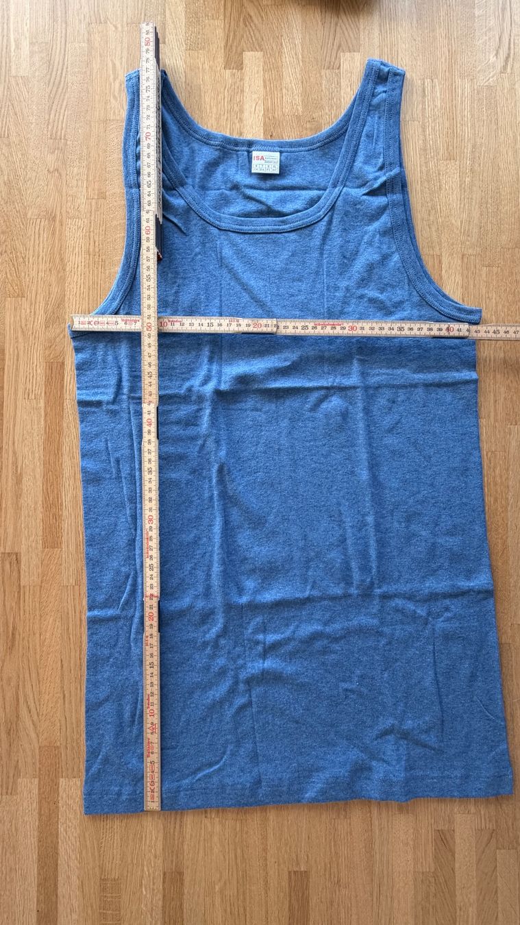 Biancheria intima: Unterhemd - ISA blau Gr. XL – Usato da Winterthur venduto da Secondhand-Family 1