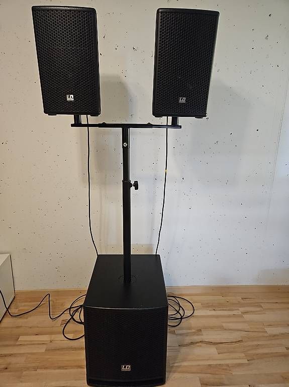 LD Systems Casse acustiche: LD Systems Dave 12 G3 PA System mit Stativ & Kabel – Usato da Wildberg venduto da Reunionevents