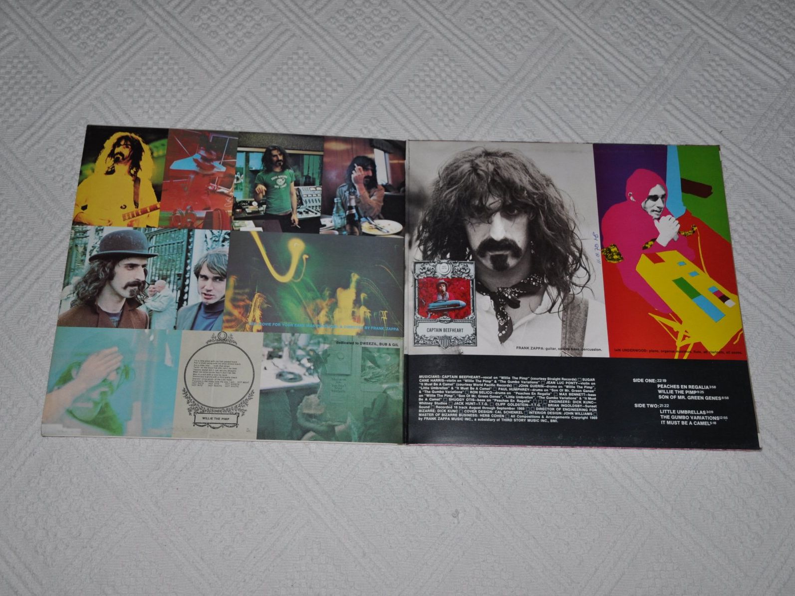 Vinyles: LP Frank Zappa - Hot Rats – D'occasion à Boll par Theodora15 2
