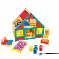 Puppenhaus aus Holz NEW