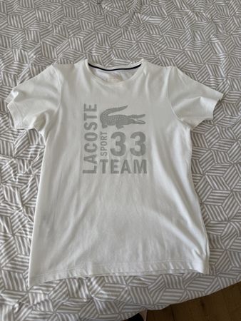 Lacoste Sport T-Shirt Weiss Grösse 4/M 