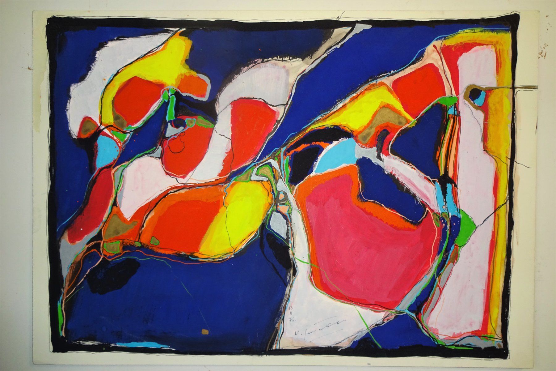 Dipinti: Original Gouache Gemälde – Usato da Zürich venduto da kunstkreis 1