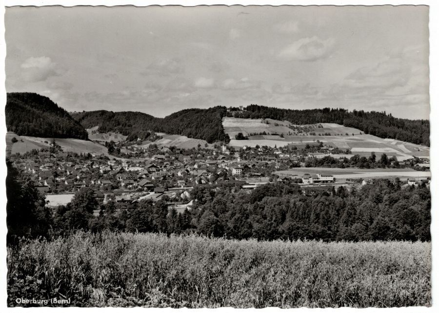 Cartoline postali: Oberburg, um 1950 – Usato da Frauenfeld venduto da POML