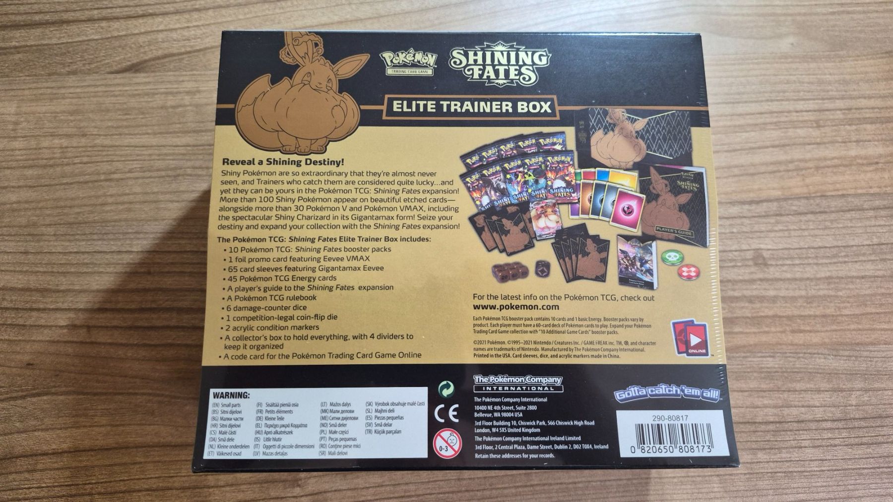 Pokémon Carte collezionabili: Shining Fates Elite Trainer Box EN - Sealed – Nuovo e nell'imballaggio originale da Lausanne 26 venduto da HipstersCollectibles 1