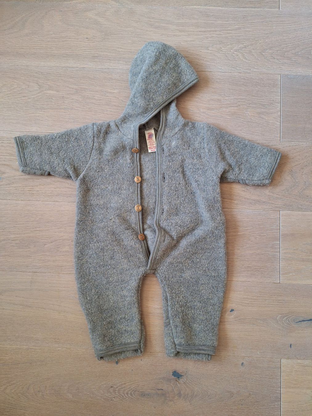 Lana: Engel Wollfleece Overall Walnuss Melange – Usato da Therwil venduto da milaa89