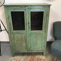 Schrank Vitrine Kommode Indien Nr.30