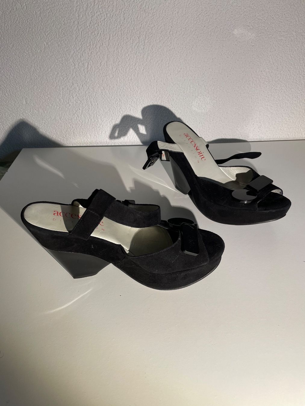 Damenschuhe: 1940s style suede black Platform Shoes size 37Eu – Gebraucht aus Zürich von MISSYS-WONDERBAG 5
