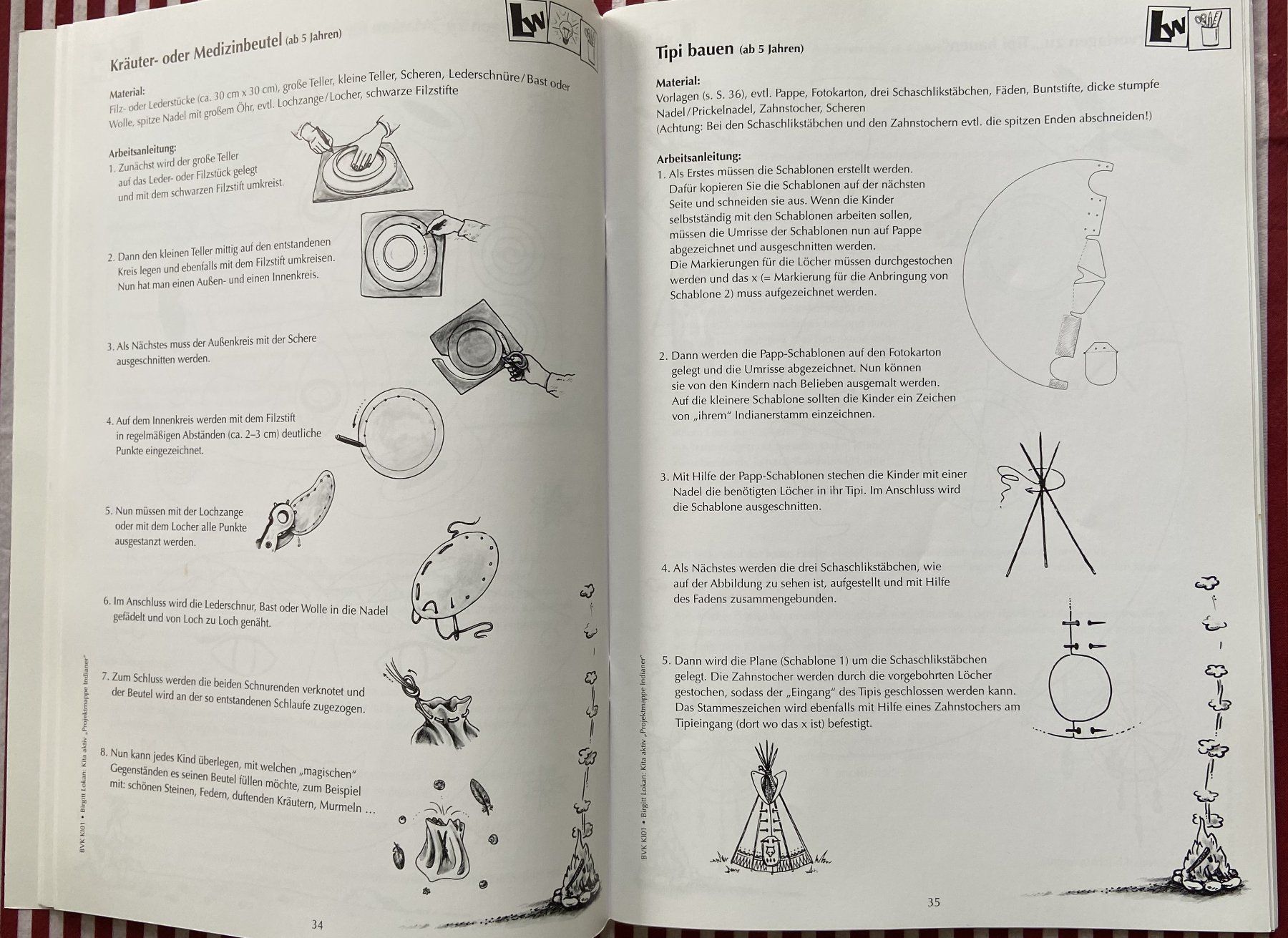 Libri: Kita Aktiv Projektmappe "Indianer" – Usato da Böckten venduto da Hansi36 3