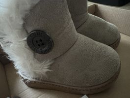 Süsse Kinder Winterstiefel Gr. 22 beige