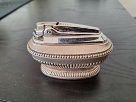 Tischfeuerzeug Ronson  versilbert England gebraucht