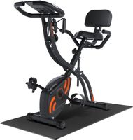 4in1 Klappbares Indoor Bike Heimtrainer 16 Widerständen LCD