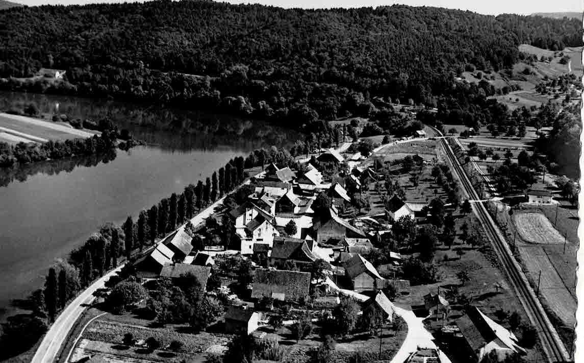Cartoline postali: Rümikon Flugaufnahme – Usato da Sulz AG venduto da Oberdanne8