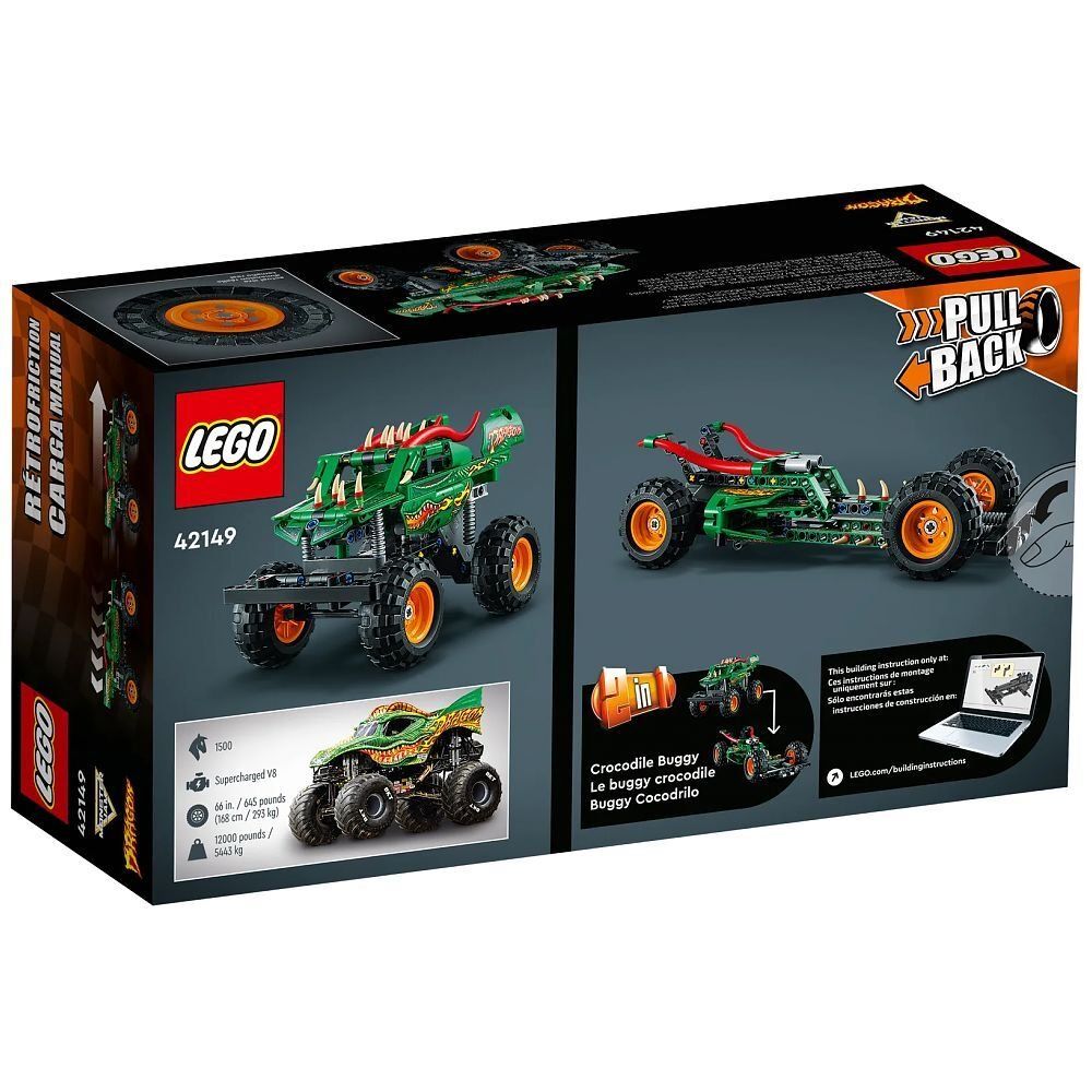 Lego Baukästen: LEGO TECHNIC Monster Jam™ Dragon™ - LEGO 42149 – Neu und originalverpackt aus Müstair von 1Collector1 1