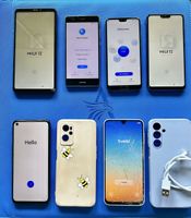 6 telefoni cellulari usati,ripristinati,diversi anni e march