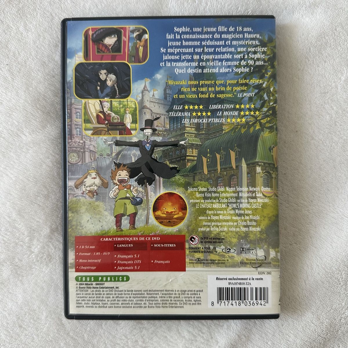 Tutti i DVDs: DVD Le château ambulant Studio Ghibli – Nuovo (secondo la descrizione) da Givisiez venduto da dor_xb9k 1