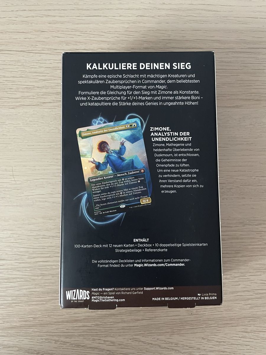 Karten: MTG Commander Precon Deck – Neu und originalverpackt aus Schlieren von mas_l7wp 1