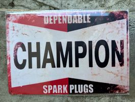 Champion spark plugs zündkerze werbung reklame