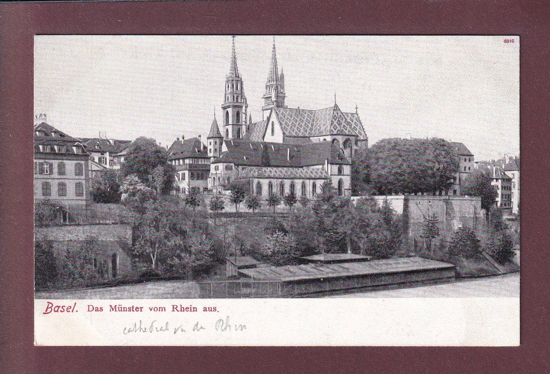 Cartes postales: BASEL - Münster – D'occasion à Pully par nicecards