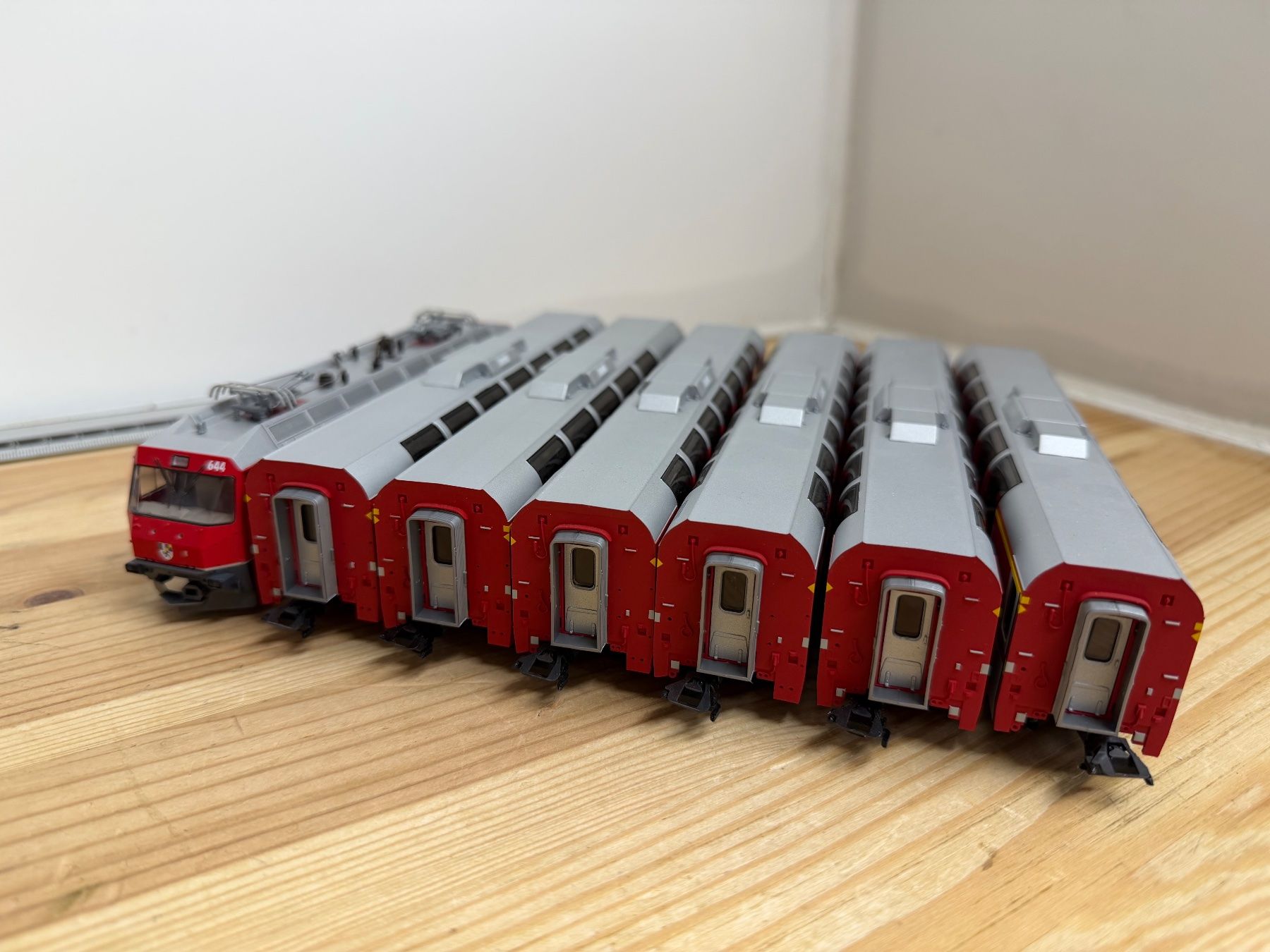 Bemo Modellini di ferrovie: Bemo KomplettZug Digital Bernina Express – Usato da Büsserach venduto da ModellbahnDepot 4