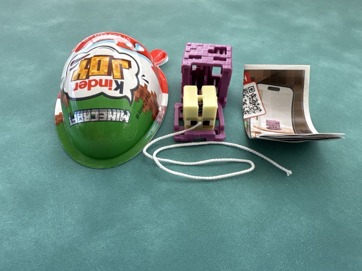 Giocattoli: Kinder Joy Minecraft  springender Würfel "ohne Kinderjoyscha – Nuovo e nell'imballaggio originale da Giffers venduto da cam_mb92 1