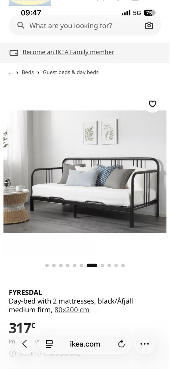 Letti: ikea Fyresdal Tagesbett – Difettoso da Galgenen venduto da rpoto