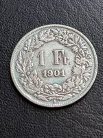 Monnaie Suisse 🇨🇭 1901 1fr argent 
