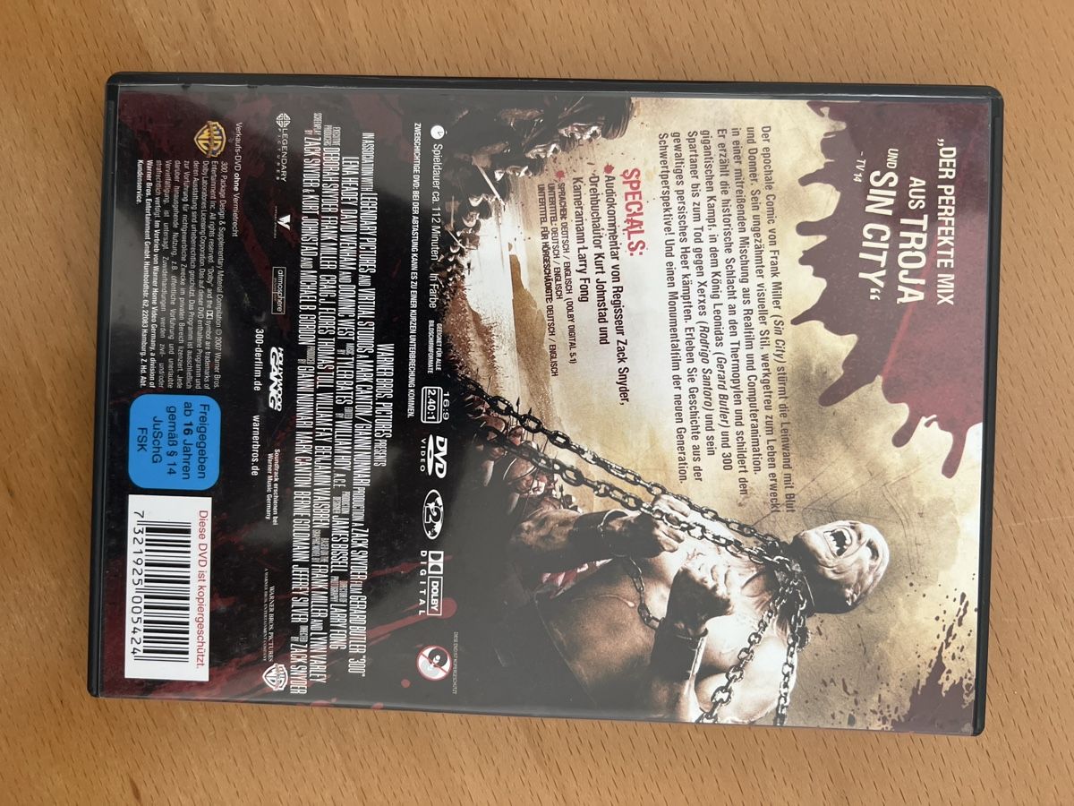 Tutti i DVDs: DVD Film 300  – Usato da windisch venduto da meisterkingremo 1