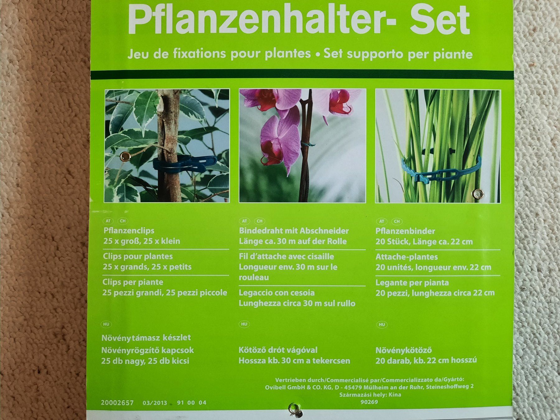 Supporti a parete: 3 Pflanzenhalter Sets – Nuovo e nell'imballaggio originale da Steffisburg venduto da pbegger 3