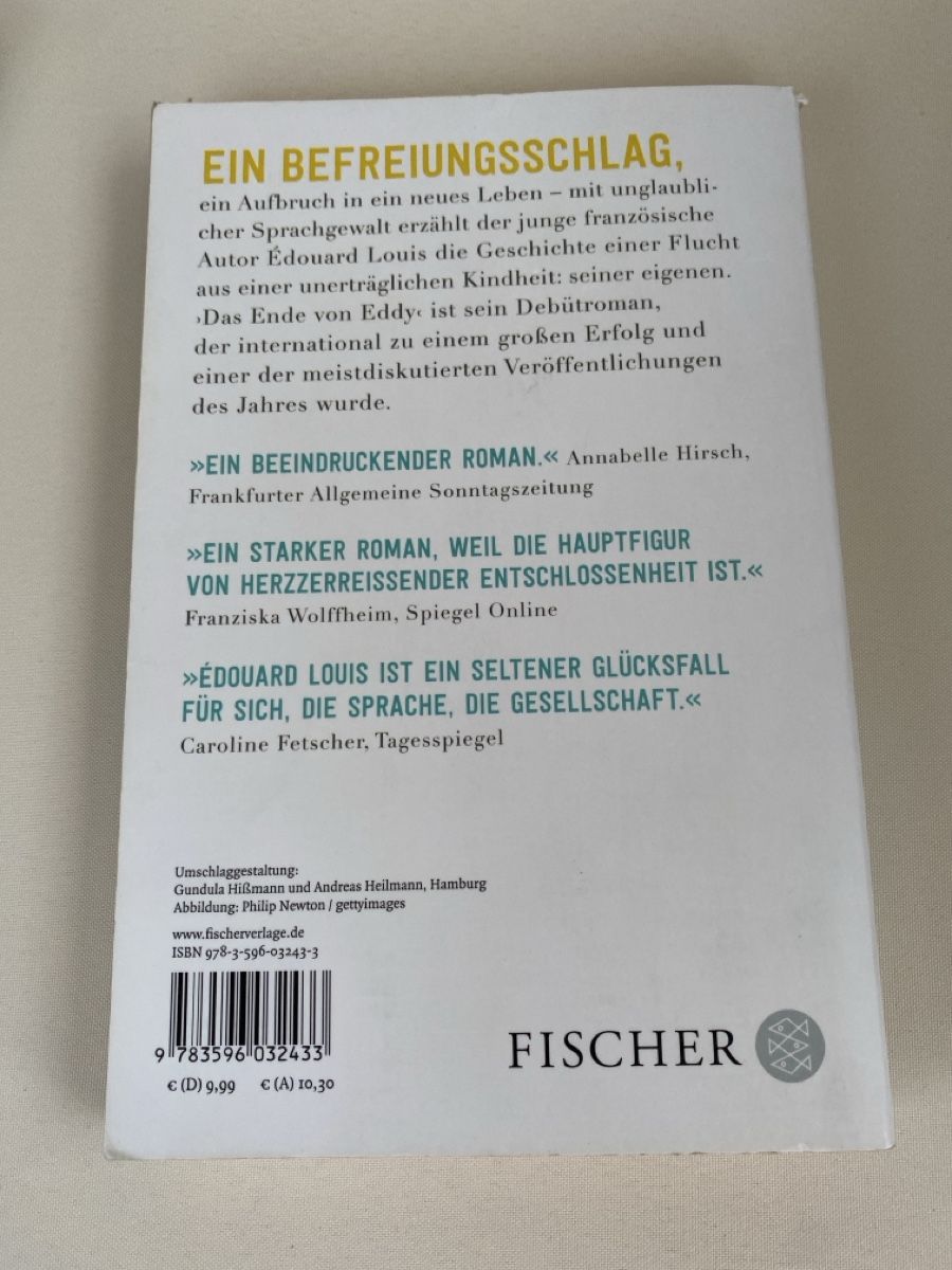 Libri: Édouard Louis: Das Ende von Eddy – Usato da Schmerikon venduto da tam_k9vb 1