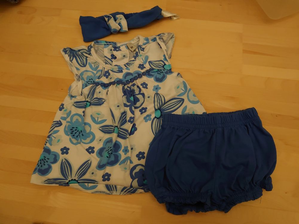 Hippie-Mädchen Kostüm Kleid Mit Stirnband – Größe 152/164