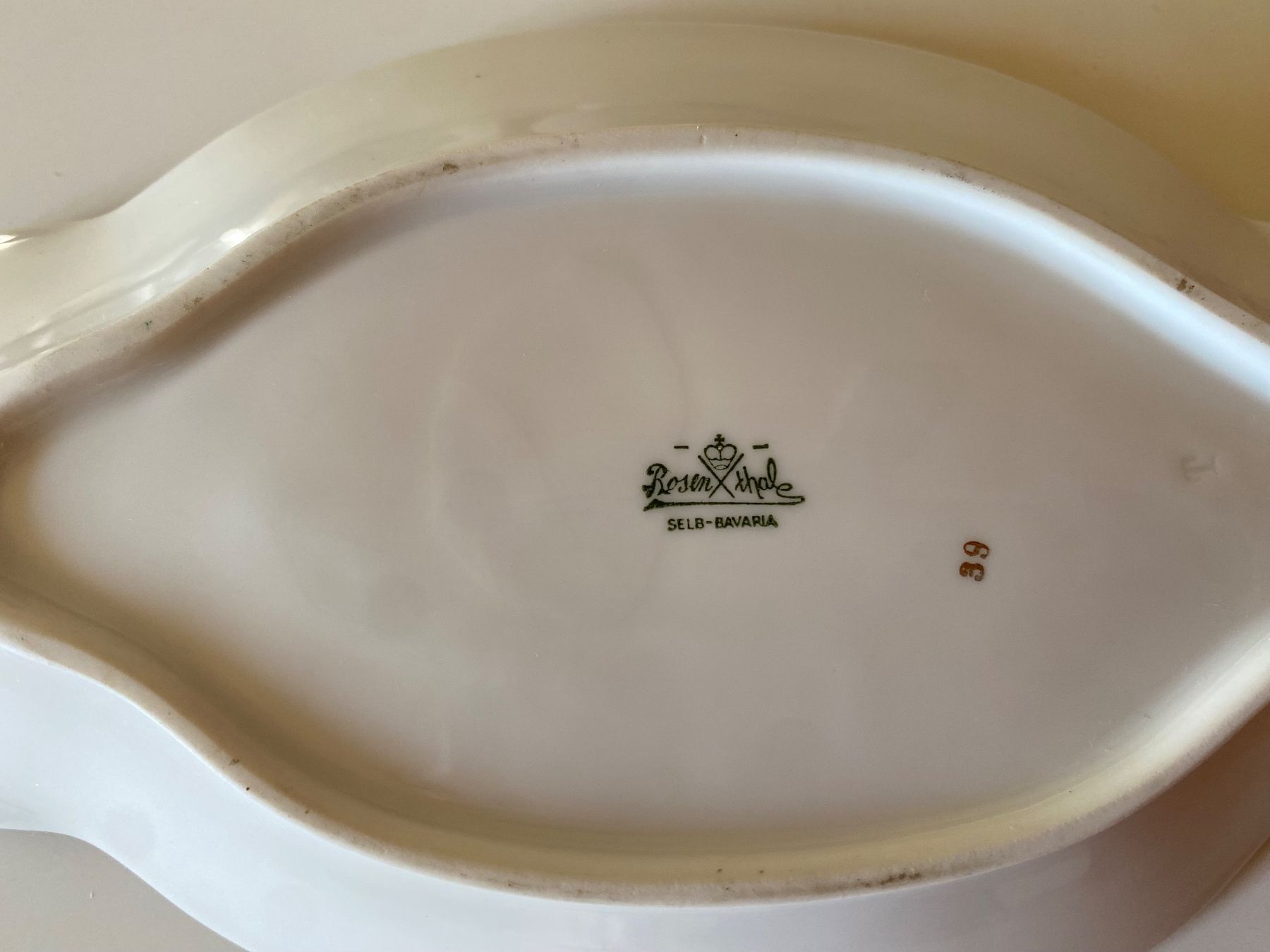 Rosenthal Ciotole: Rosenthal Schale mit Blumenmuster 24cm – Usato da Wallisellen venduto da skorpion-11 1
