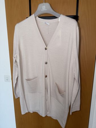 Lange Woll Jacke XL HUBERT GASSER reine Wolle neu