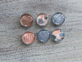 6er Set Magnete Glitzer & Spruch, Deko Kühlschrank 💖 55