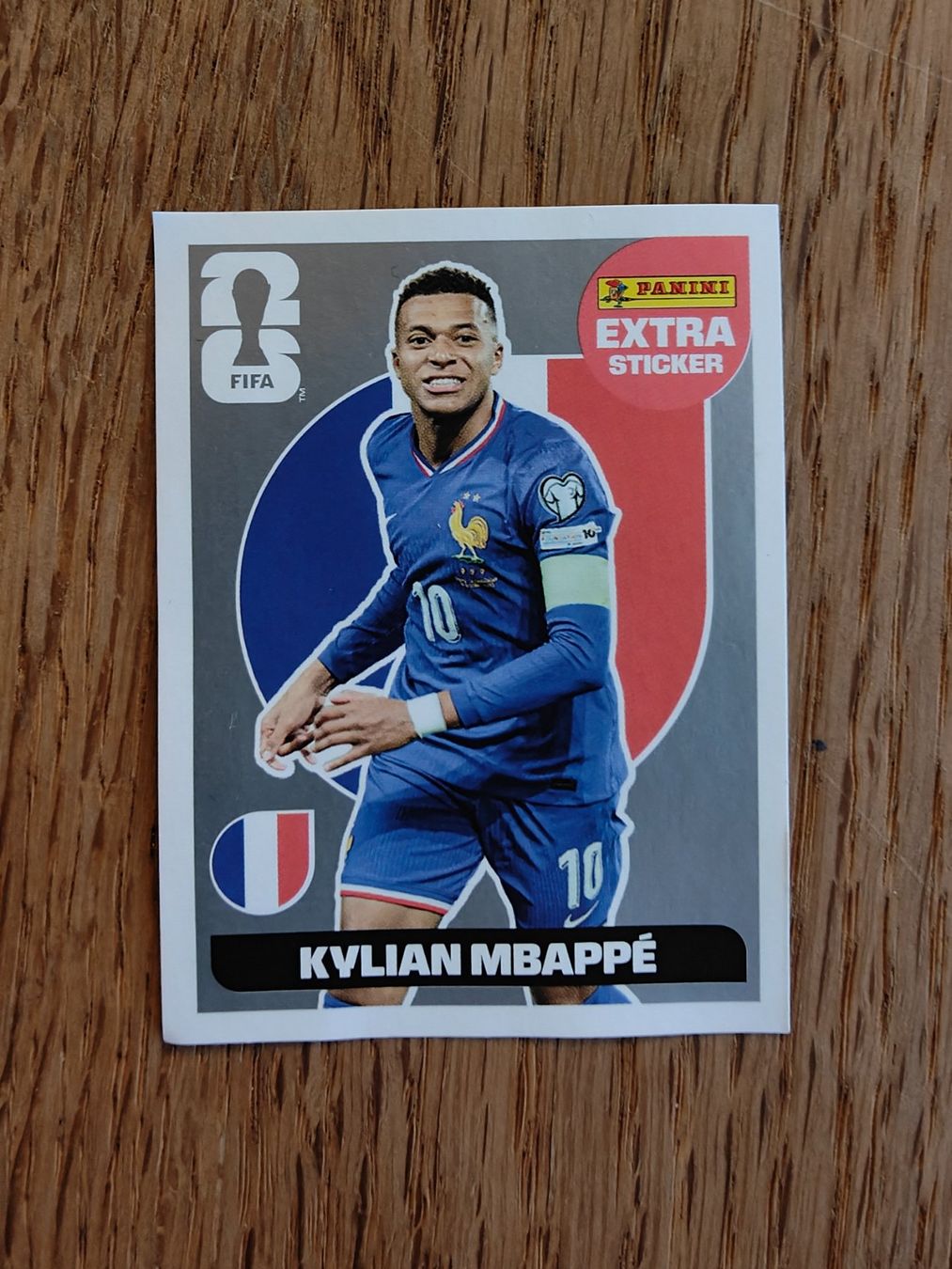 Panini Sammelbilder & Trading cards: Kylian Mbappé extra sticker silver – Neu (gemäss Beschreibung) aus Glovelier von Skisoman