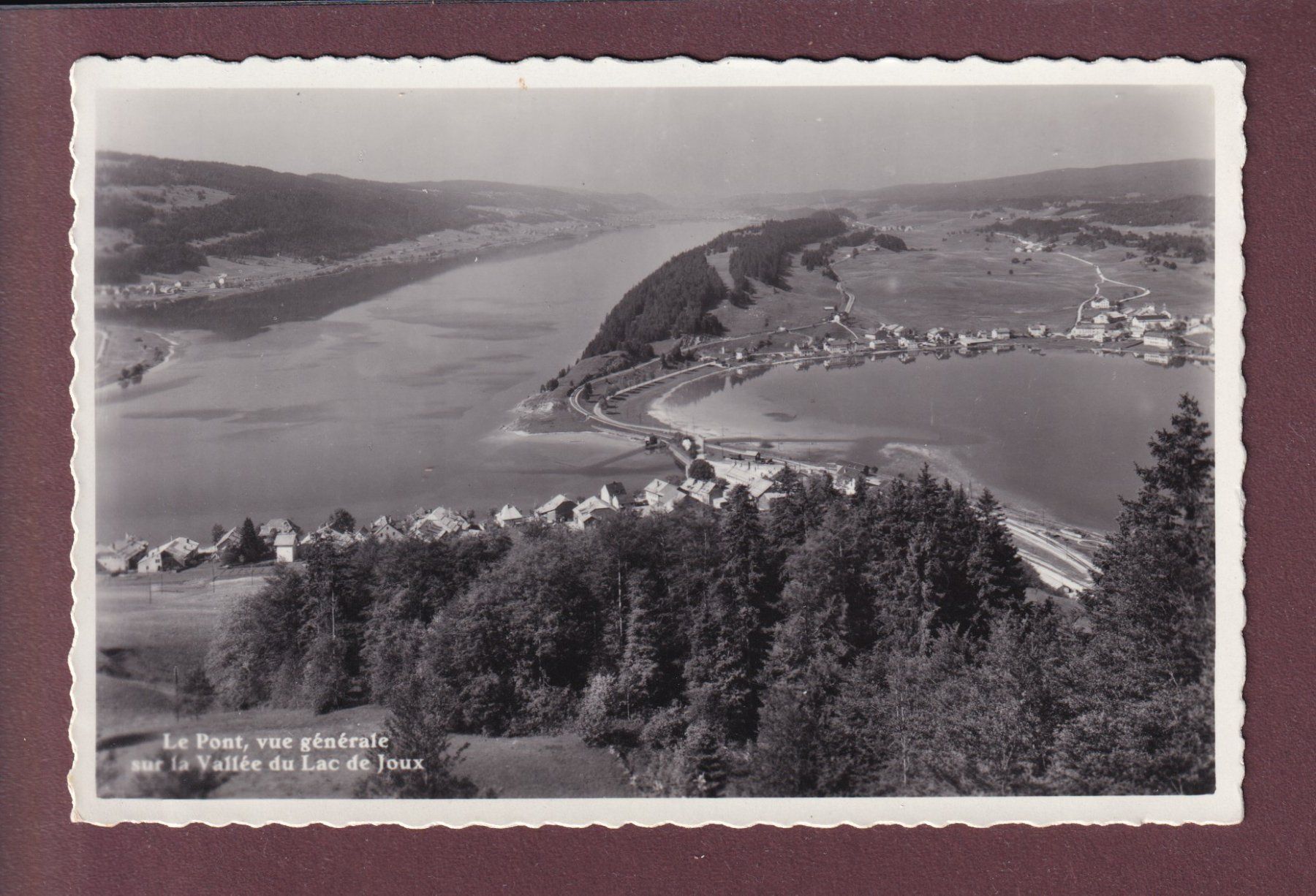 Cartoline postali: LE PONT - Vallée de Joux - 1936 – Usato da Pully venduto da nicecards