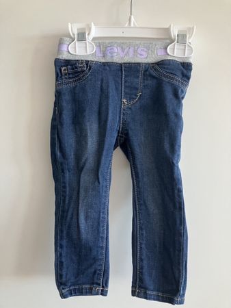 Levi’s Kinder Jeans Hose mit elastischem Bund Blau Gr. 80