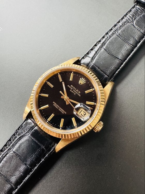 Rolex Date 15238 18k Yellow Gold – Fresh Service 12/2025 (Gebraucht) in ...