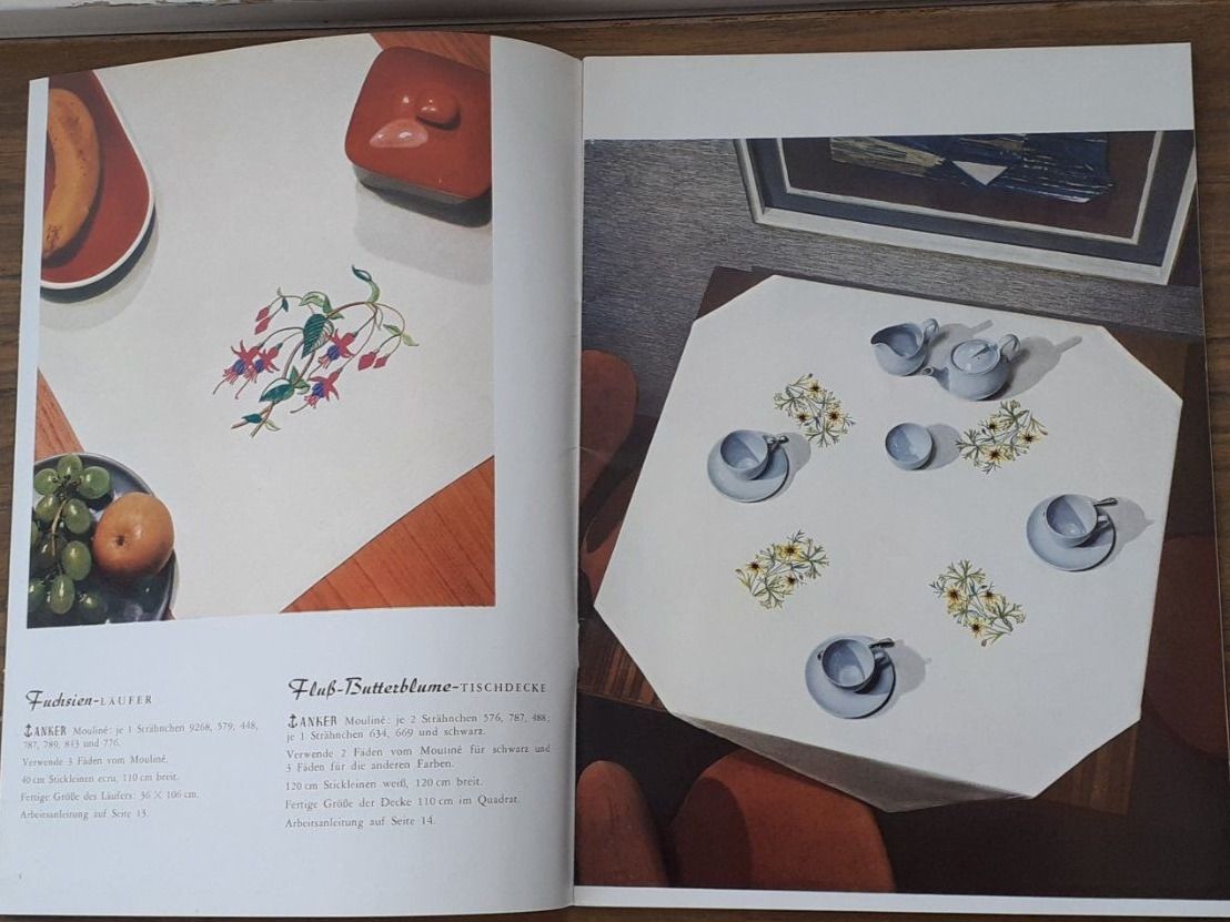 Zeitschriften & Magazine: Heft Handarbeiten Gestickte Blumen 1950er – Gebraucht aus Mörschwil von lindaswunderkiste 1