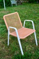 Gartenstühle 1980er Jahre in orange