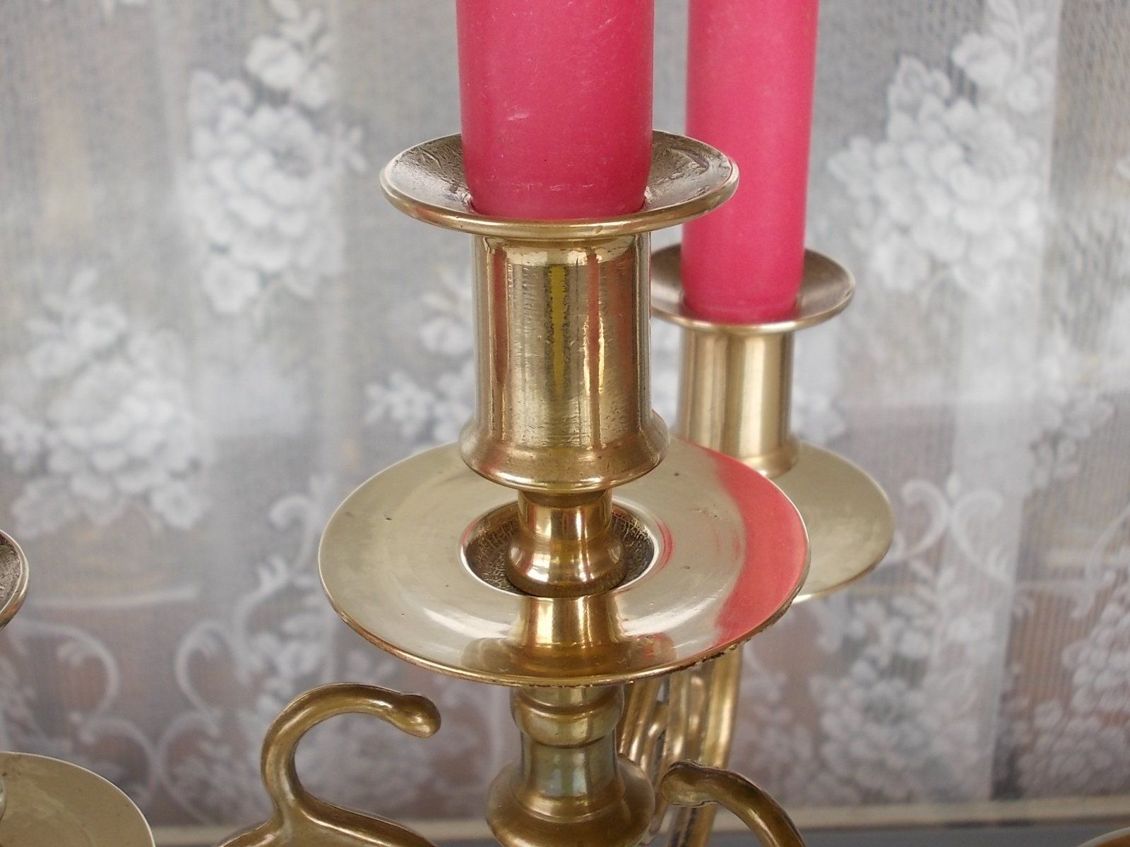 Portacandele: Alter 34cm Jugendstil Messing Kerzenständer 4flammig 1335gr. – Usato da Ostermundigen venduto da eschbe 3