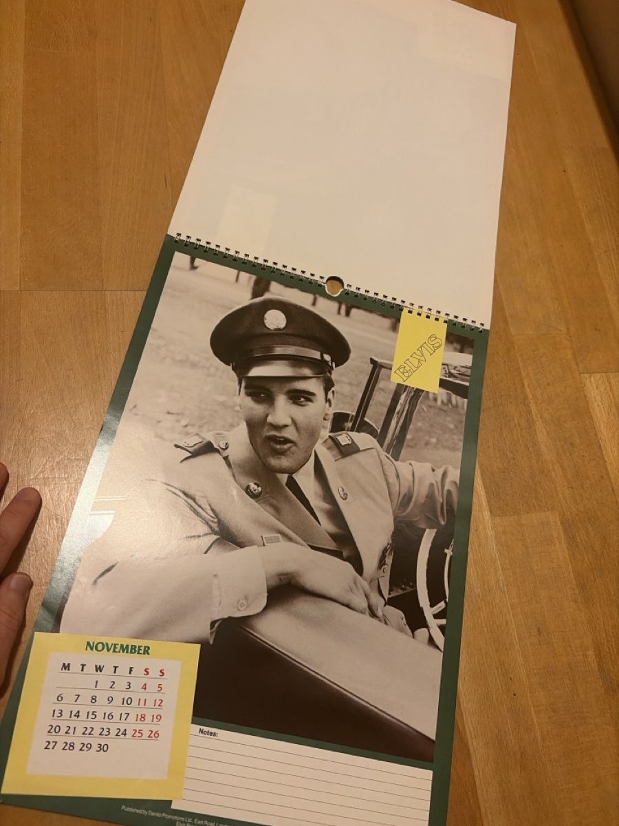 Calendari: ELVIS official Calendar 1989 – Usato da Winterthur venduto da chr_qrt2 3