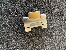 Omega Seamaster Stahl Gold Verlängerungsglied 17mm