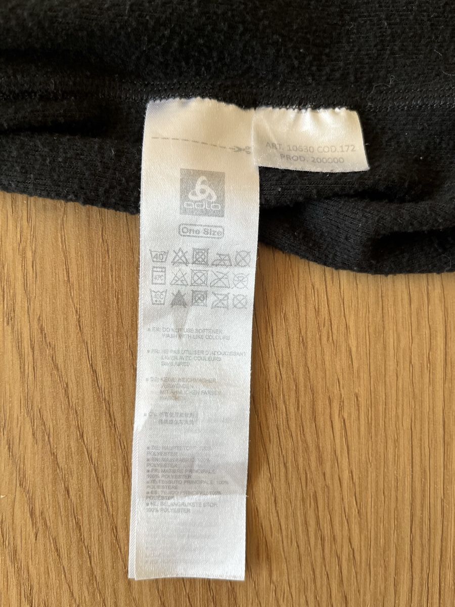 Odlo Altro in  Abbigliamento & Accessori: Odlo Sturmhaube Schwarz One Size – Usato da Sursee venduto da Since1975 4