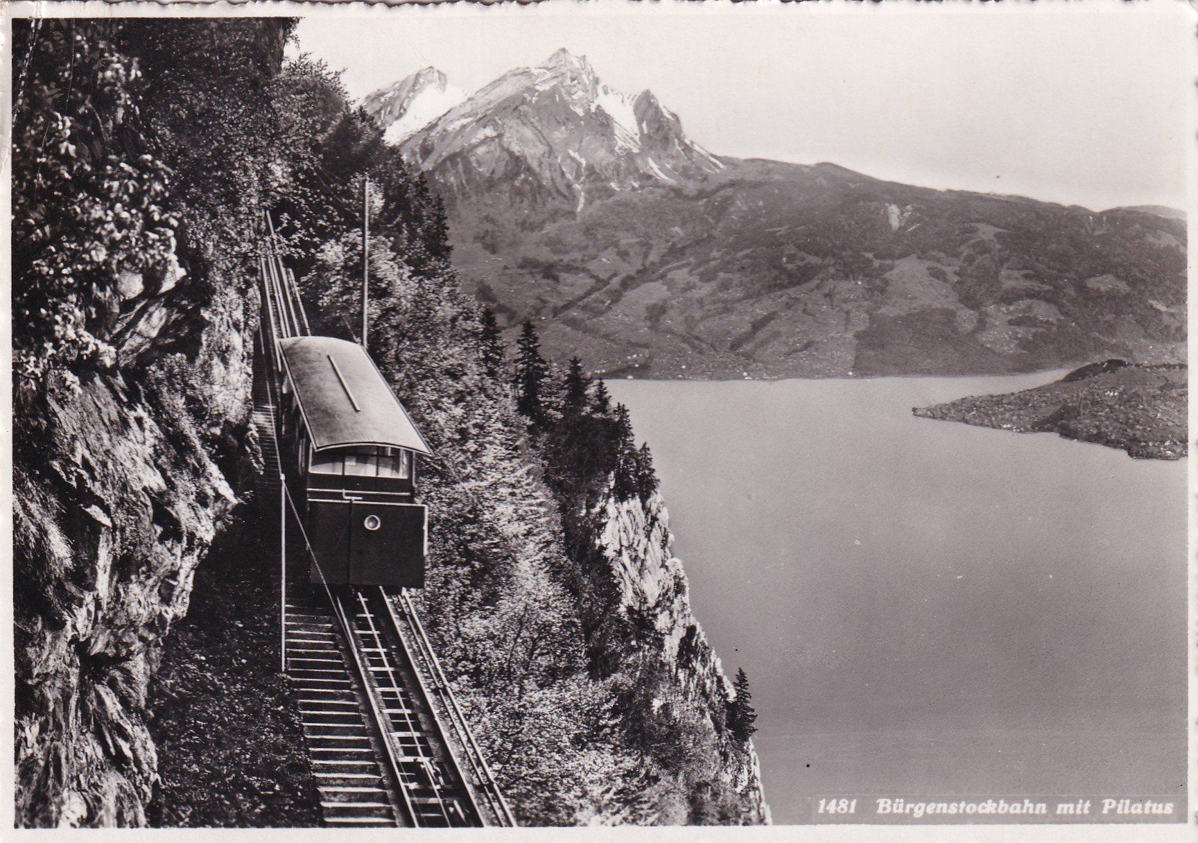 Cartoline postali: Bürgenstockbahn mit Pilatus – Usato da Cormoret venduto da Pascalll2001