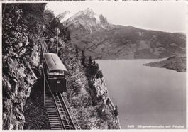 Bürgenstockbahn mit Pilatus
