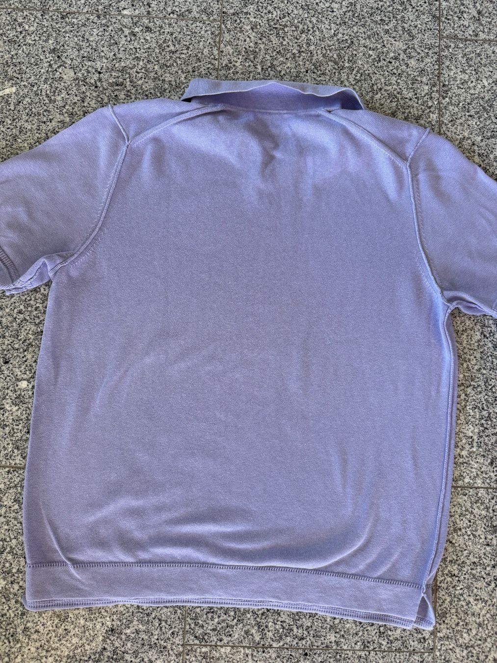 Hugo Boss Magliette Polo: HUGO BOSS Kurzarm-Strickpullover - Flieder - S – Usato da Unterägeri venduto da Famdre 4