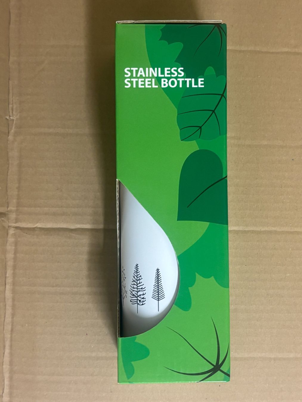 Coop Borracce & Thermos: Edelstahlflasche weiss Baumdesign 500ml Neu – Nuovo e nell'imballaggio originale da Wallisellen venduto da ASZT 2
