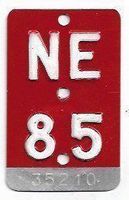 Velonummer Neuenburg Neuchâtel NE 85