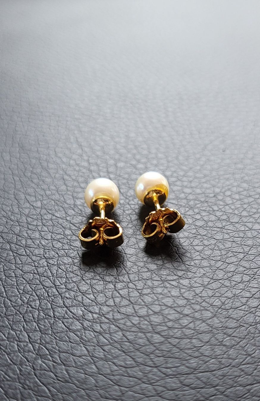 Orecchini pendenti & Orecchini a lobo: Gold 750 Perlen Ohrstecker – Usato da Wald ZH venduto da Dasilver 9