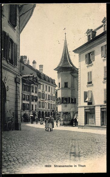 Cartes postales: AK Thun, Strassenecke – D'occasion à Berlin par bartko-reher